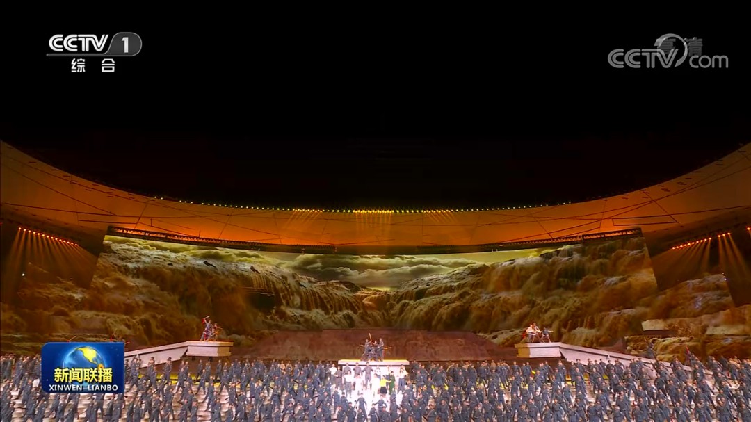 多图直击+现场视频！庆祝建党100周年文艺演出《伟大征程》举行