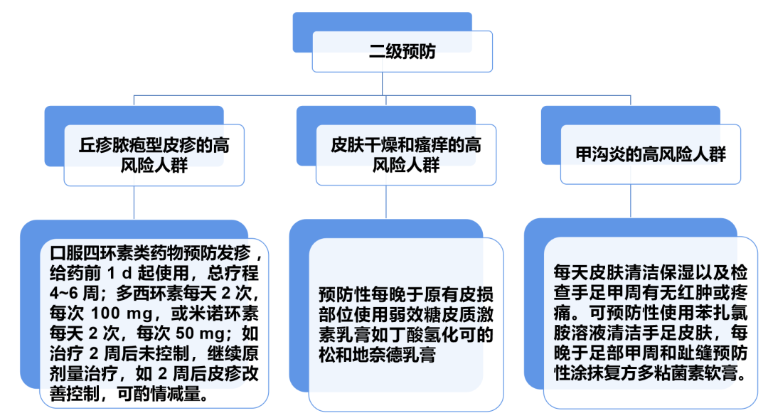  抗EGFR单抗治疗相关皮肤不良反应如何处理？