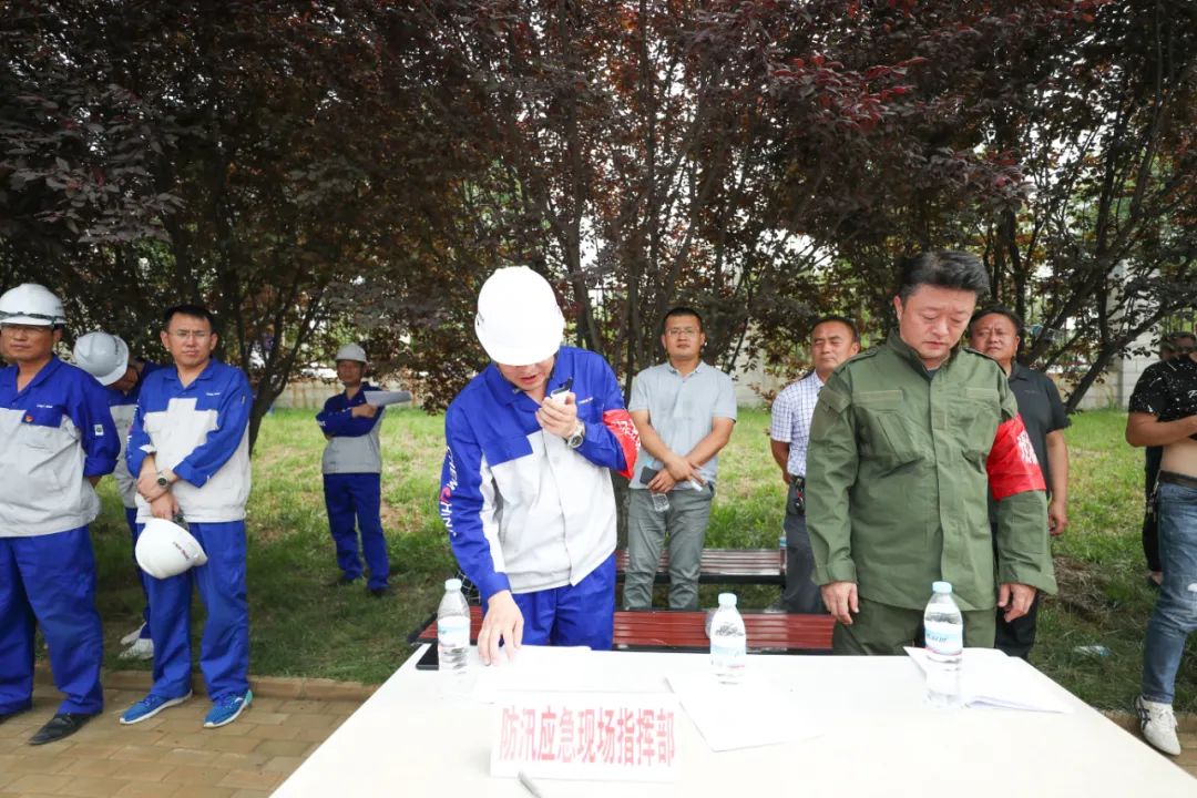济南新材料产业园区举行防汛应急专项演练