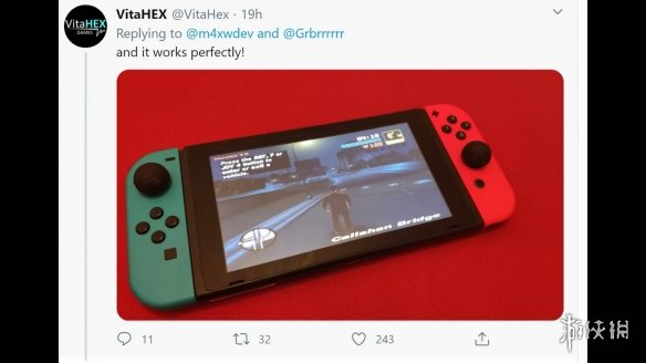 狂热粉丝将《GTA3》移植到了Switch上！游戏下载发布