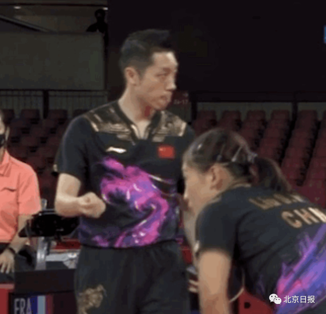 东京奥运会马龙不吹球改成吹手！网友调侃：小机灵鬼