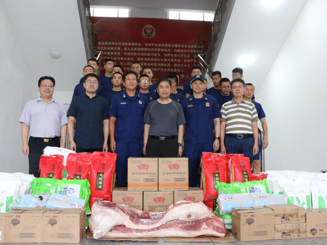 济南新材料产业园区管委会主任韩利师走访慰问消防官兵
