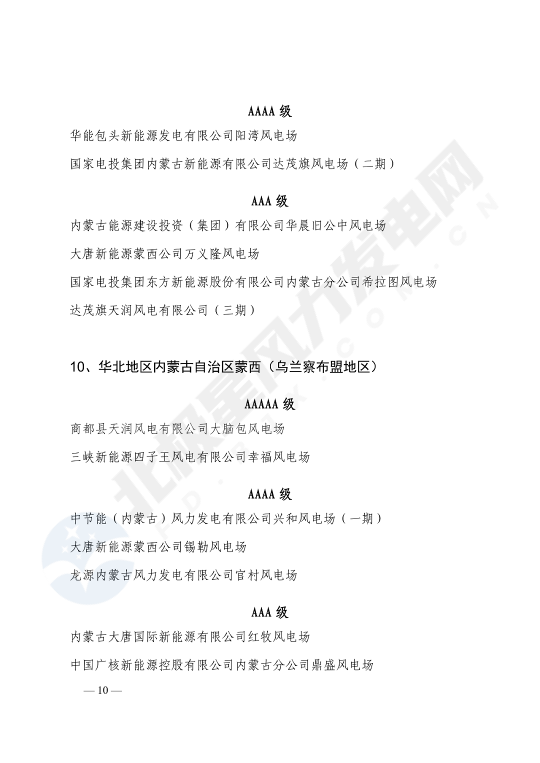 重磅！2020年度最优风电主机厂名单公布