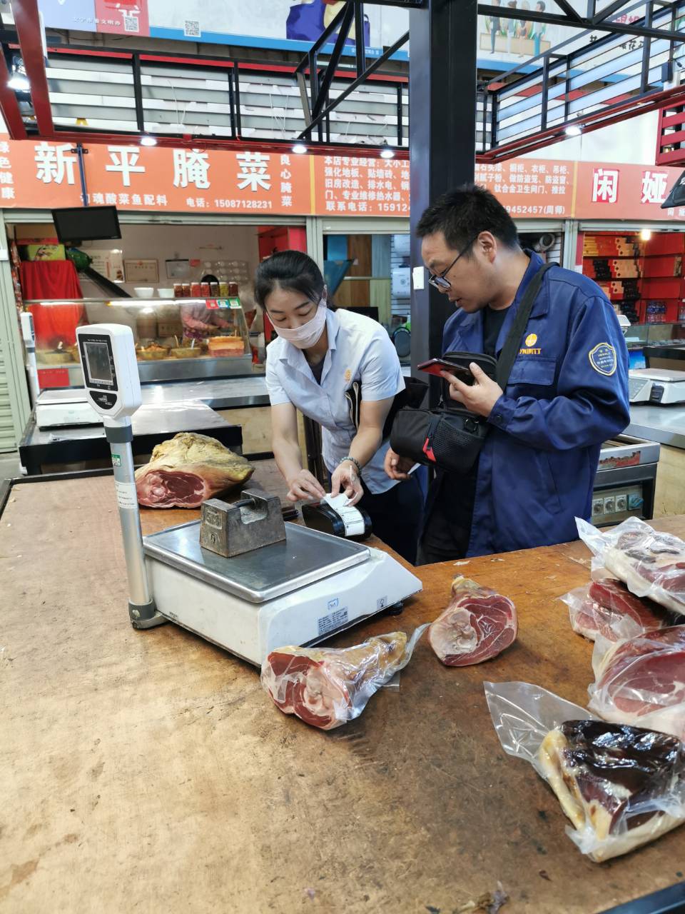 安宁完成全市集贸市场2625台计量器具检定