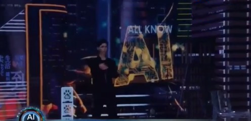 百度世界大会2021解析：假龚俊和真汽车机器人同台