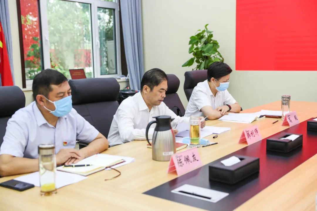 济南新材料产业园区管委会主任韩利师参加综合办公室党支部党史学习教育专题组织生活会