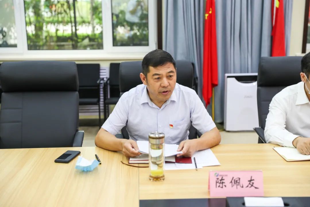 济南新材料产业园区管委会主任韩利师参加综合办公室党支部党史学习教育专题组织生活会