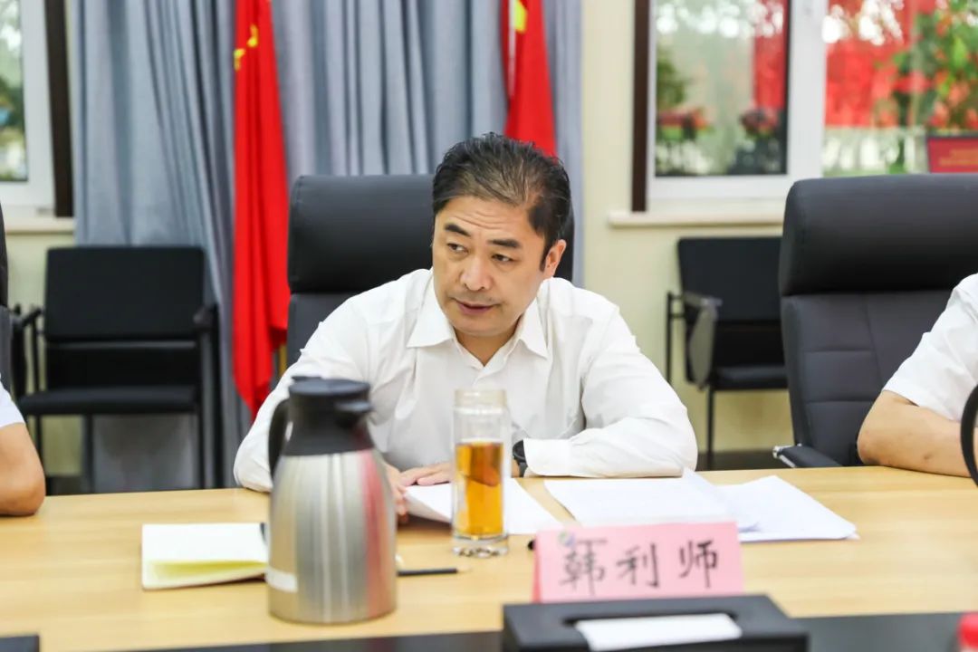 济南新材料产业园区管委会主任韩利师参加综合办公室党支部党史学习教育专题组织生活会