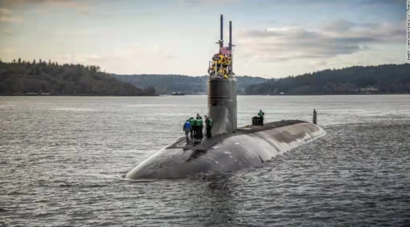 美媒：美国核动力潜艇在南海撞上不明物体，多人受伤