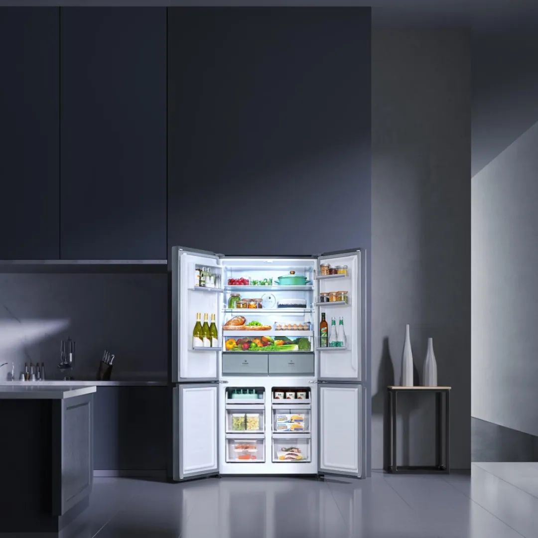 小米首款高端冰箱，米家冰箱 十字四门尊享版550L重磅发布