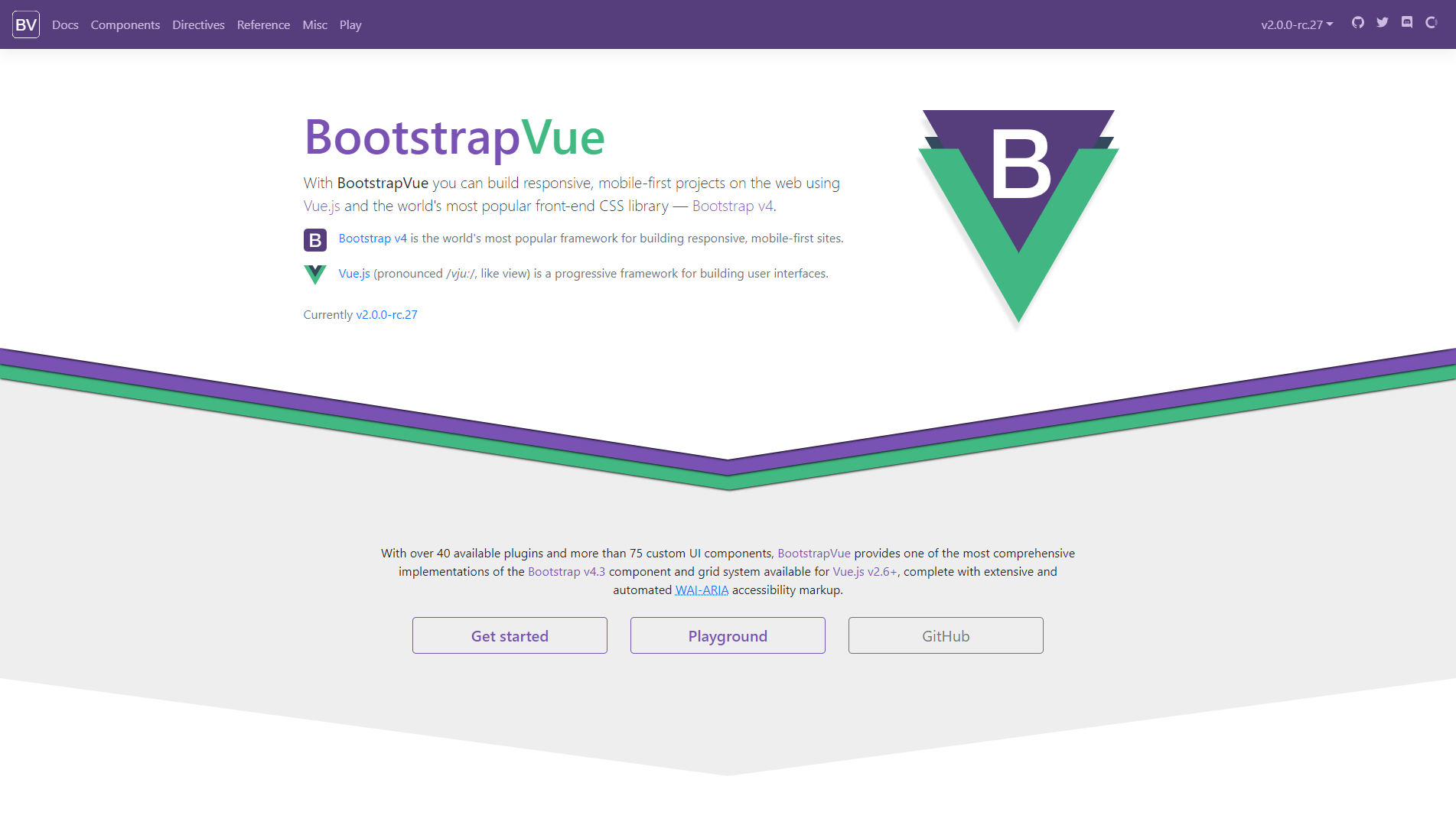 Vue+BootStrapV4，构建响应式、移动优先项目——BootstrapVue