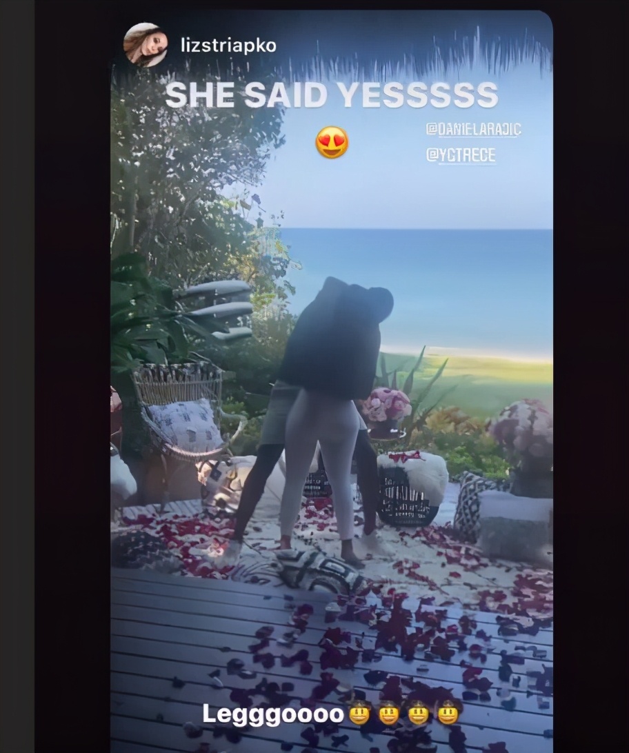 恭喜！喬治海邊求婚女友成功，性感灰姑娘苦戀7年正式上位！-黑特籃球-NBA新聞影音圖片分享社區