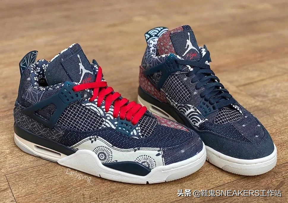 骚的起飞！Air Jordan 4"亚逼"配色提前上脚泄露