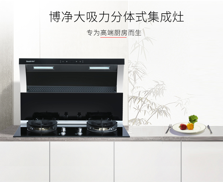 多重清静防护，欧博abg分体式集成灶守护您和家人的清静