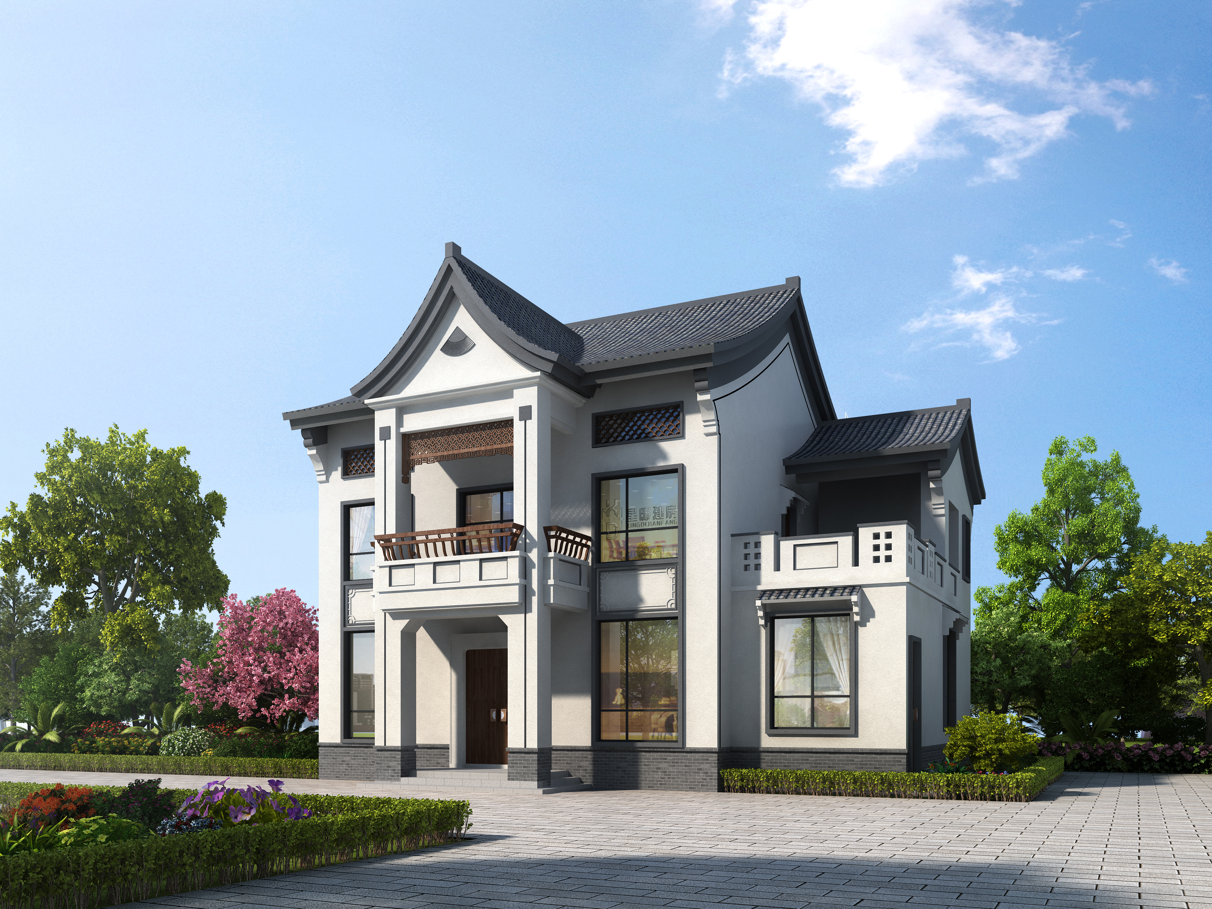 大老闆回家蓋經典中式別墅 低調奢華有內涵 村裡都羨慕 星邸建築設計 Mdeditor