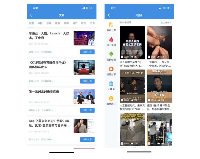 用喜推内容库，企业营销获客So easy