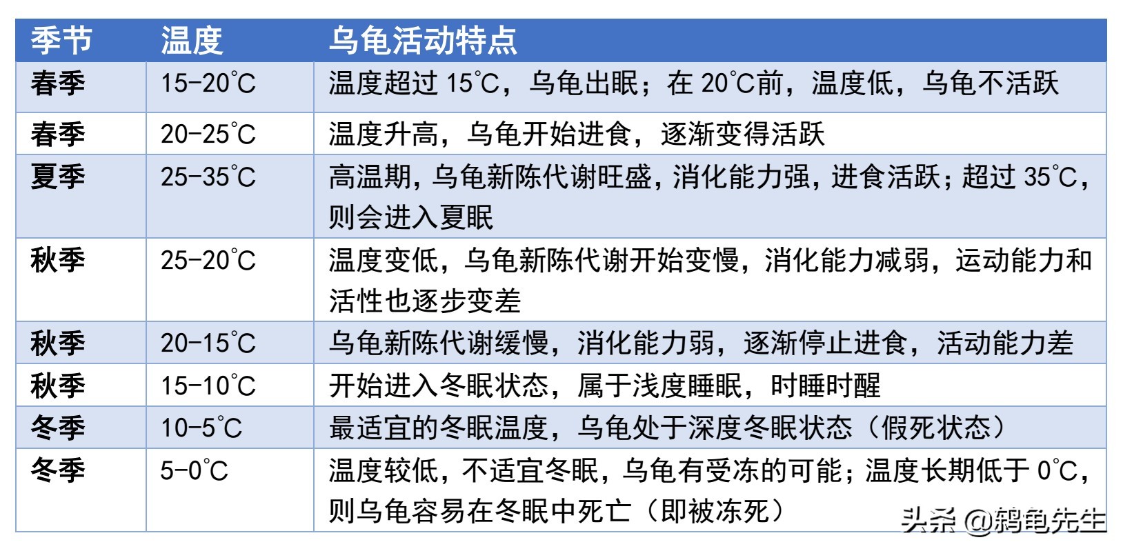 烏龜什麽時間開始冬眠？溫度15度以下冬眠，各地龜冬眠時間一覽