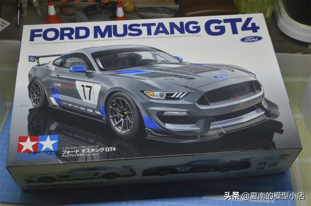 田宫 1:24 福特MUSTANG GT4 开盒简评