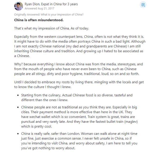 国外知乎：外国网友竟然这样看待中国？和我们
