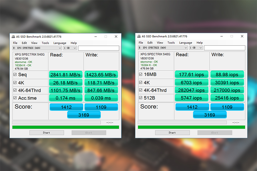 威刚XPG龙耀S40G RGB M.2固态硬盘评测 酷炫RGB兼顾优秀性能