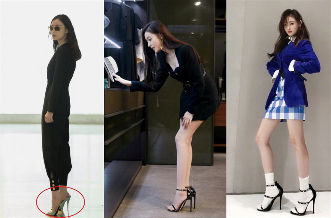 鞋跟又细又高，张天爱倪妮还是健步如飞？她们有什么穿高跟鞋技巧