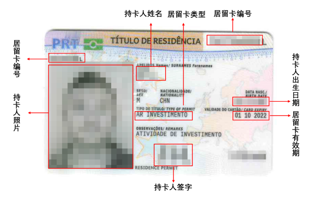 新版葡萄牙黄金居留卡出炉！火速围观