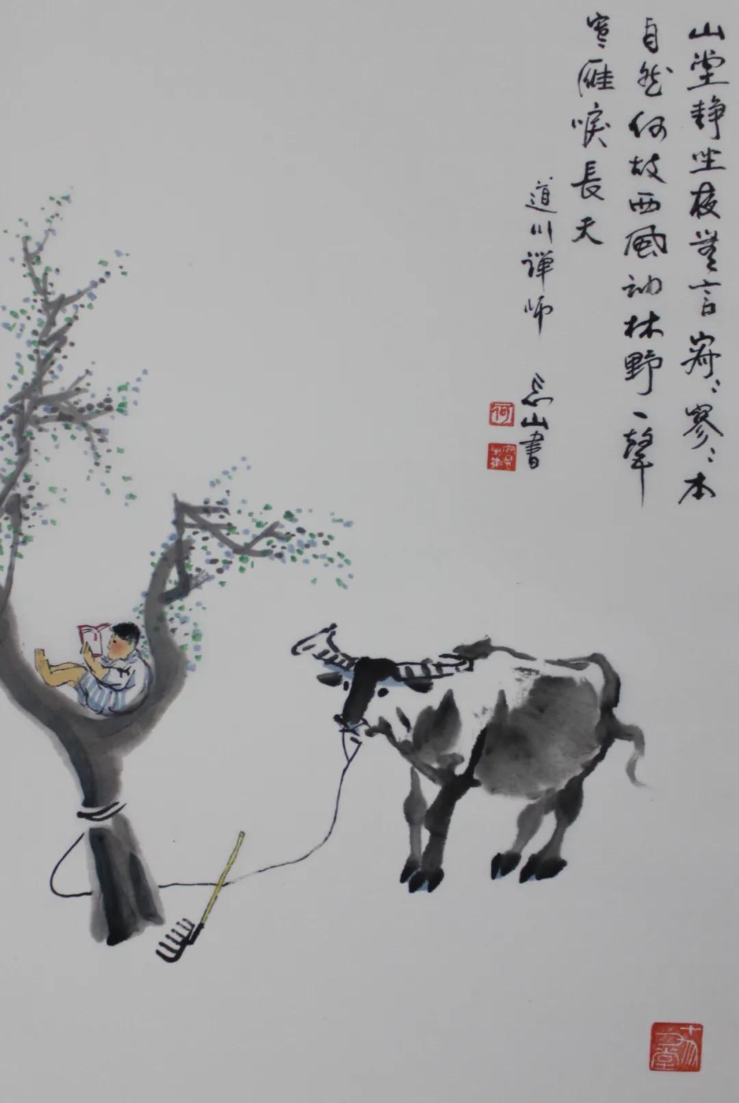 展览预告：迎牛年——何宝森十牛禅画展