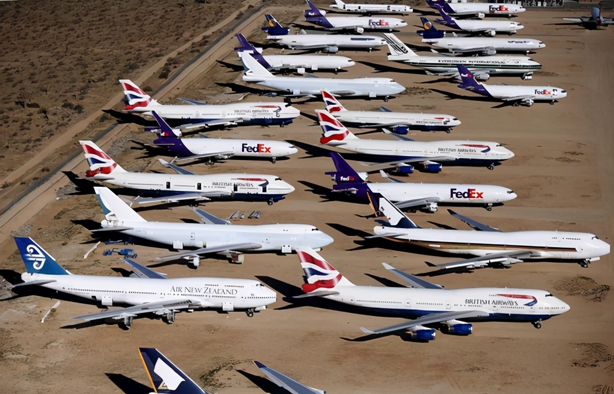 亞洲最大的飛機墳場在中國，不比美國差，很多飛機尚未報廢