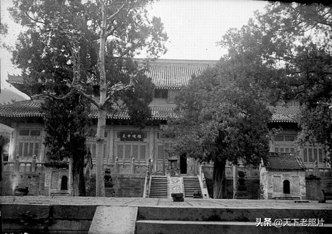 1907年河南登封县老照片 110年前的少林寺风貌一探
