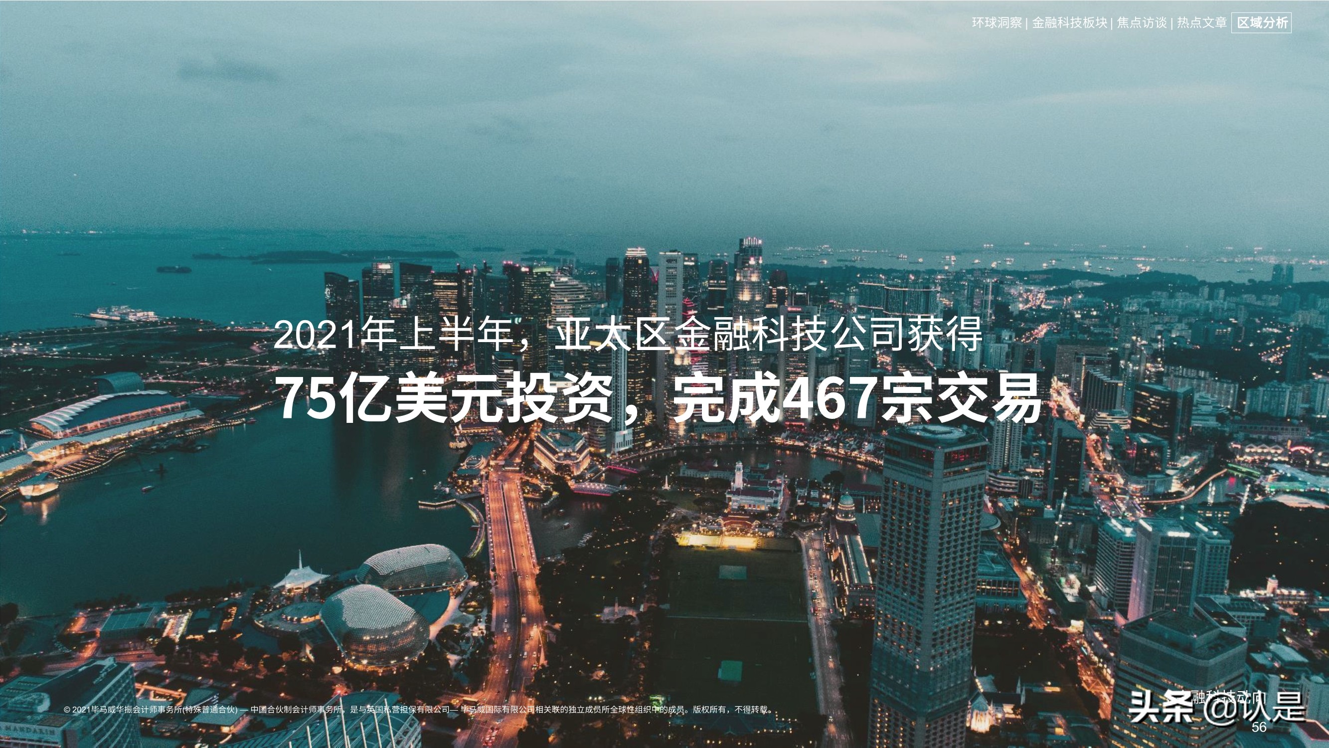 毕马威2021年上半年金融科技动向