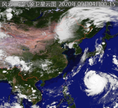 第9号台风‘美莎克’强势北上，直逼大兴安岭