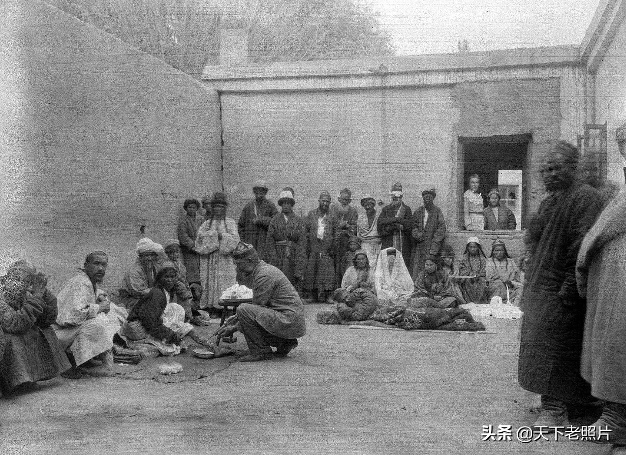 1906年新疆喀什老照片 百年前喀什城市印象及人物风貌