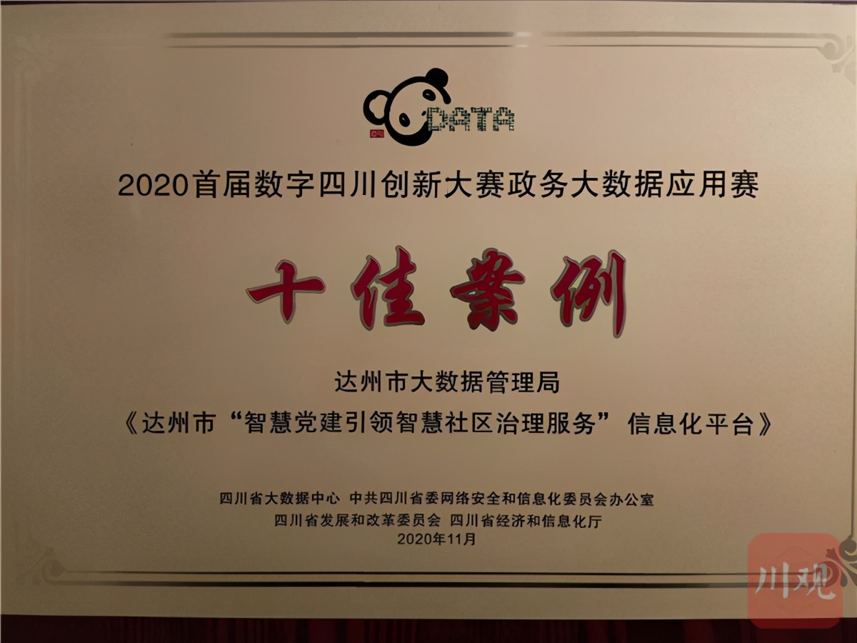 未来智慧社区什么样?达州样板获奖