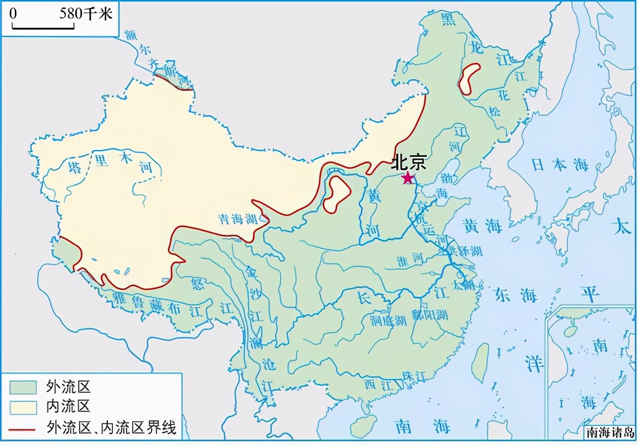 中国水系及主要河流长度图 - 洛阳周边 - 洛阳都市圈