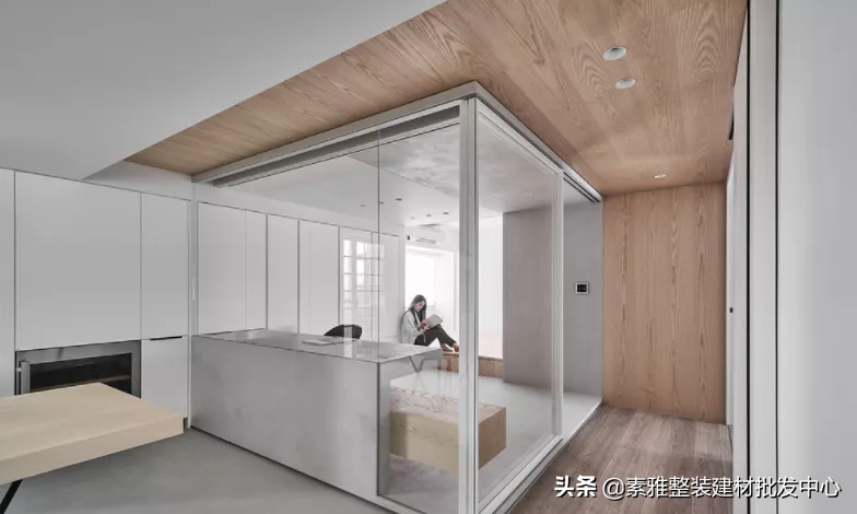 128㎡极简风，舒缓而又内敛的设计