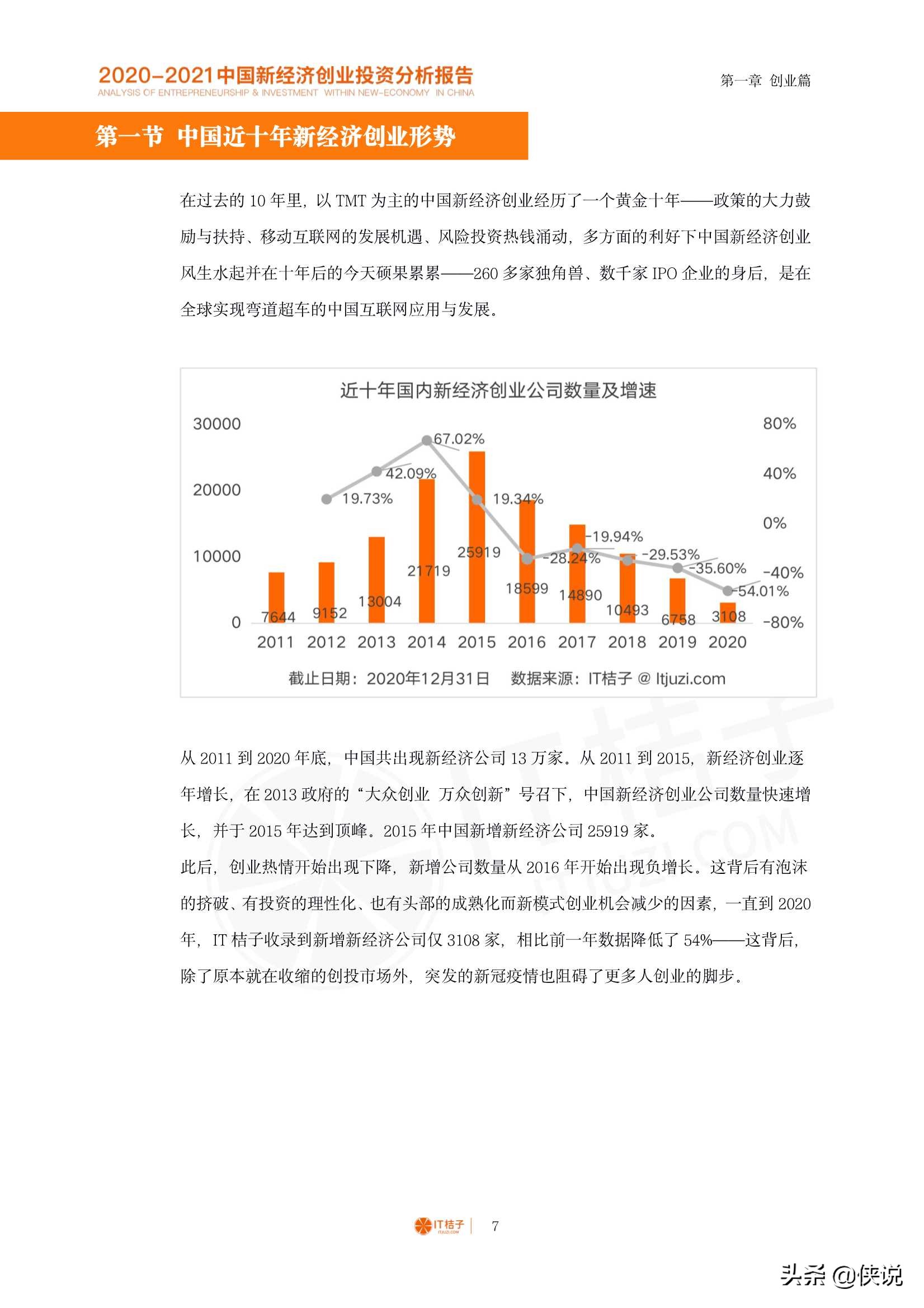 2020-2021中国新经济创业与投资分析报告（125页）