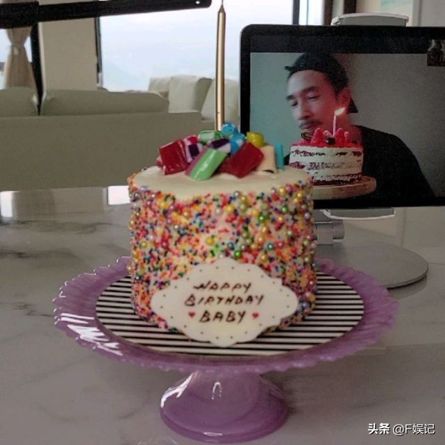 陳豪離家依舊收穫滿滿的愛陳茵媺攜子女在家為其隔空慶生