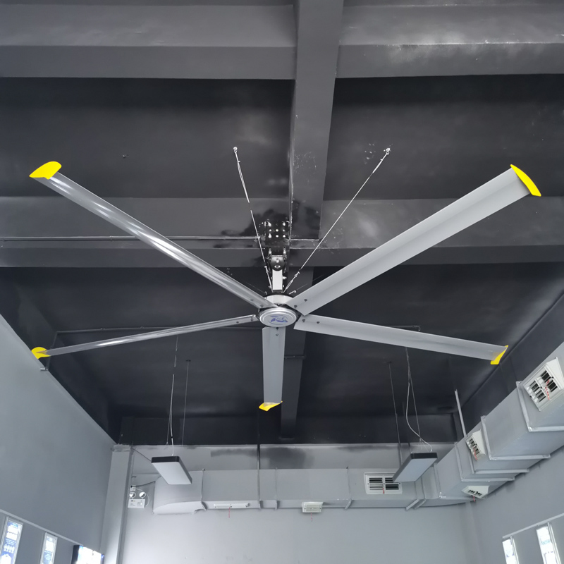 The safety performance of Meishuo wind large industrial ceiling fans has been upgraded with 8 layers of protection