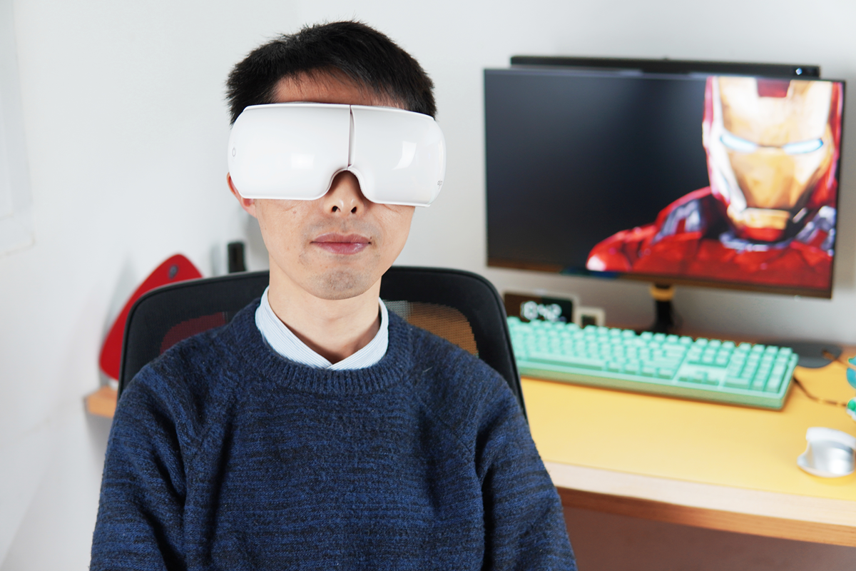 拯救你的黑眼圈，帮你自动做眼保健操的aigo眼部按摩器