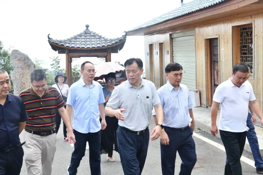 石希欣在鹤城黄岩调研文旅产业时指出 坚持统筹规划深度融合 推动乡村旅游高质量可持续发展
