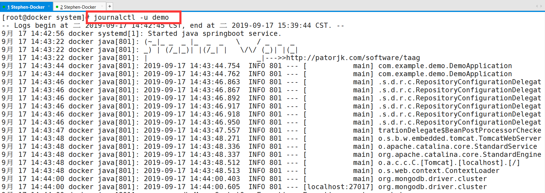 springboot项目注册为Linux系统服务并设置开机自启动