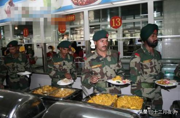 美军伙食奢华，中国朴实，印度是啥样？