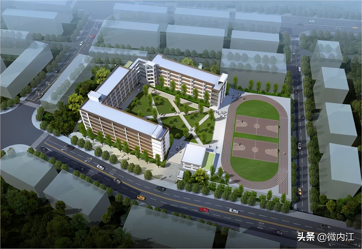 內(nèi)江市翔龍中學(xué)西校區(qū)有人去讀嗎?24個(gè)班(圖1)