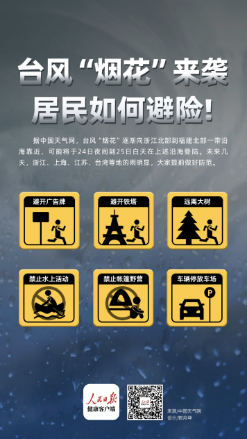 河南雨渐弱，台风“烟花”逼近浙江，局地将有100mm以上大暴雨