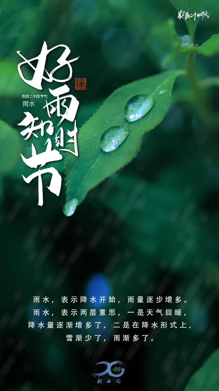 雨水好雨知时节