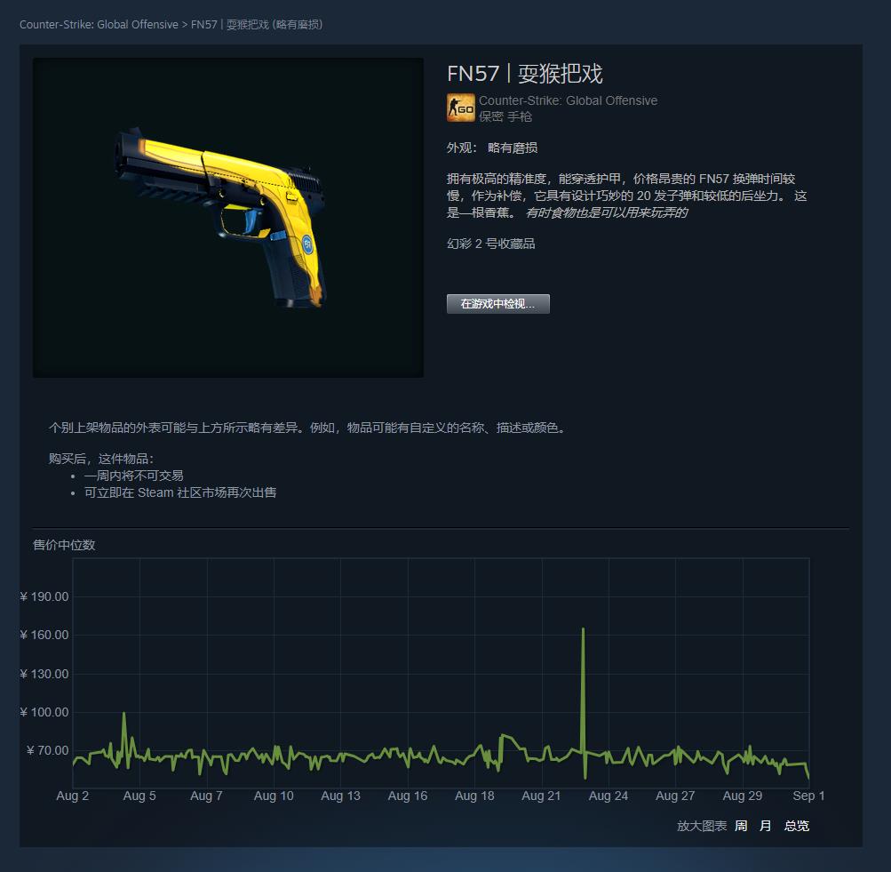 CSGO皮肤推荐——FN57 | 耍猴把戏