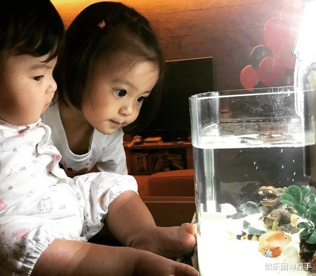 都说贾静雯女儿咘咘美，但她这几张合影，却被别人抢了“风头”？