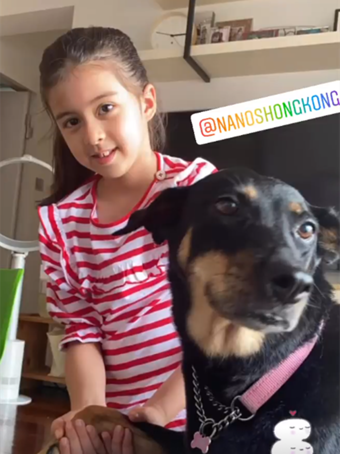 梁咏琪携女儿出门郊游，6岁Sofia身高出挑，足足高了同学一个头