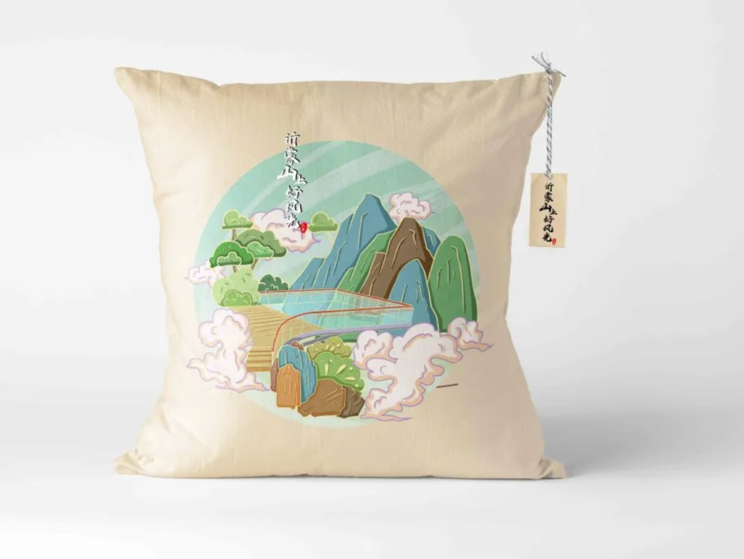 当天蒙山遇上插画丨一起来 “ 云 ” 游天蒙景区吧！