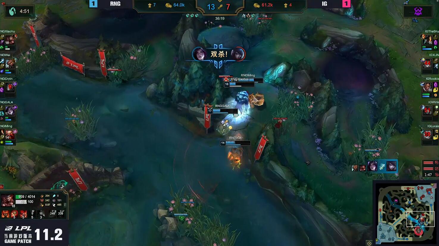 Palm of god of small tiger Buddha decides heaven and earth! GALA Ka Shachao is magical, RNG turns over dish of IG for two times